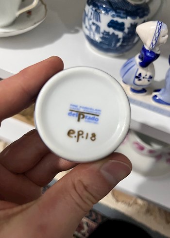 Del Prado Mavi Baskılı Kapaklı kutu - Görsel 2