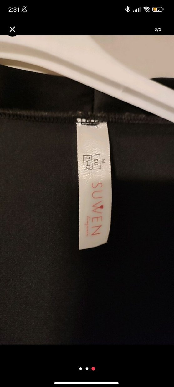 Uzun Siyah Gotik Kadın Sabahlık - Görsel 3