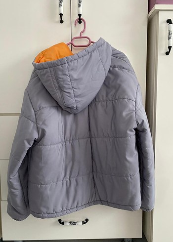 Kapüşonlu Fermuarlı Kadın Mont - Görsel 4