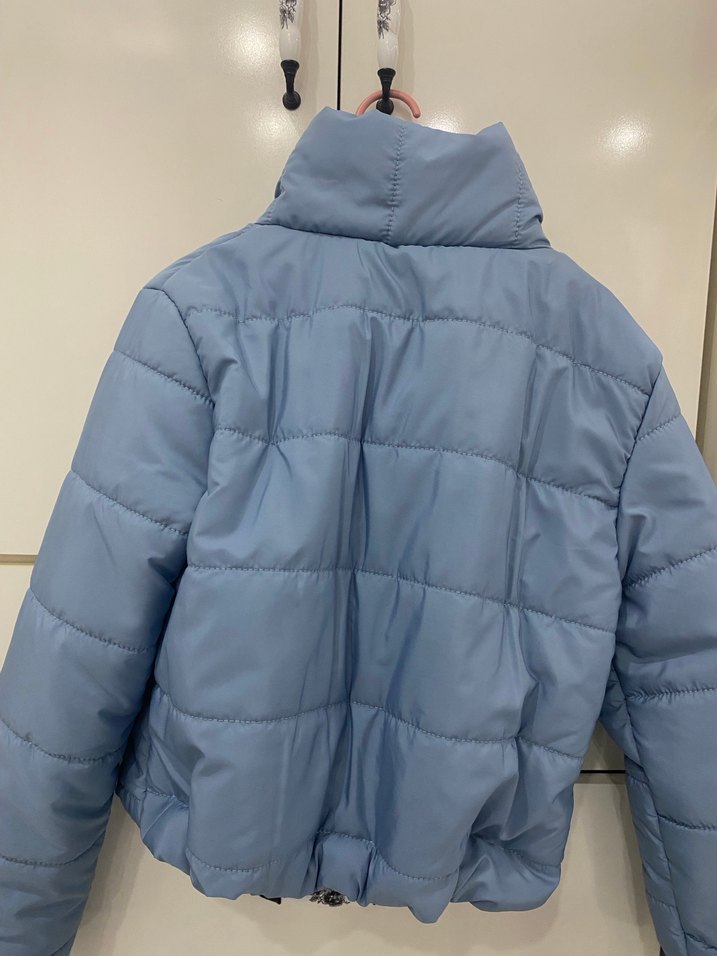 Mavi Kadın Kışlık Mont - Görsel 3