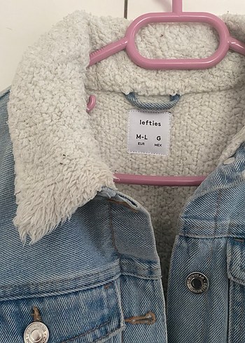 Düğmeli Mavi Kadın Kot Ceket - Görsel 2