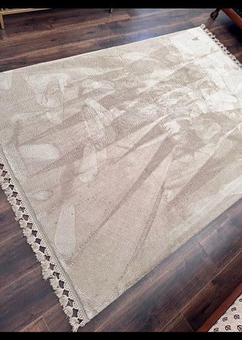 Bej Bohem Baskılı Halı - Görsel 2