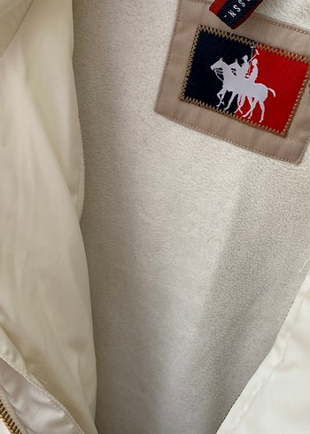 Beyaz Kadın Midi Boy Mont - Görsel 2