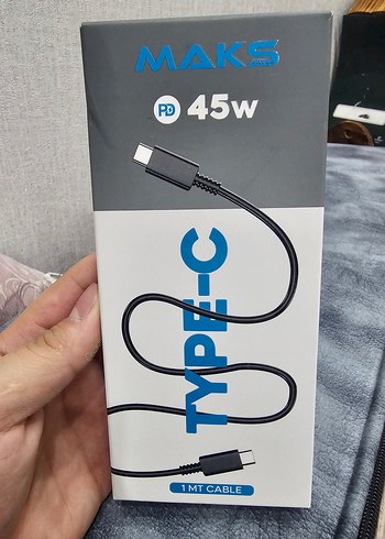 samsung orjinal MAKS 45W Type-C Şarj Kablosu 1 Metre Siyah - Görsel 4