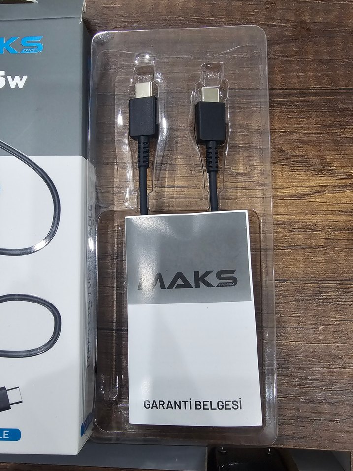 samsung orjinal MAKS 45W Type-C Şarj Kablosu 1 Metre Siyah - Görsel 2