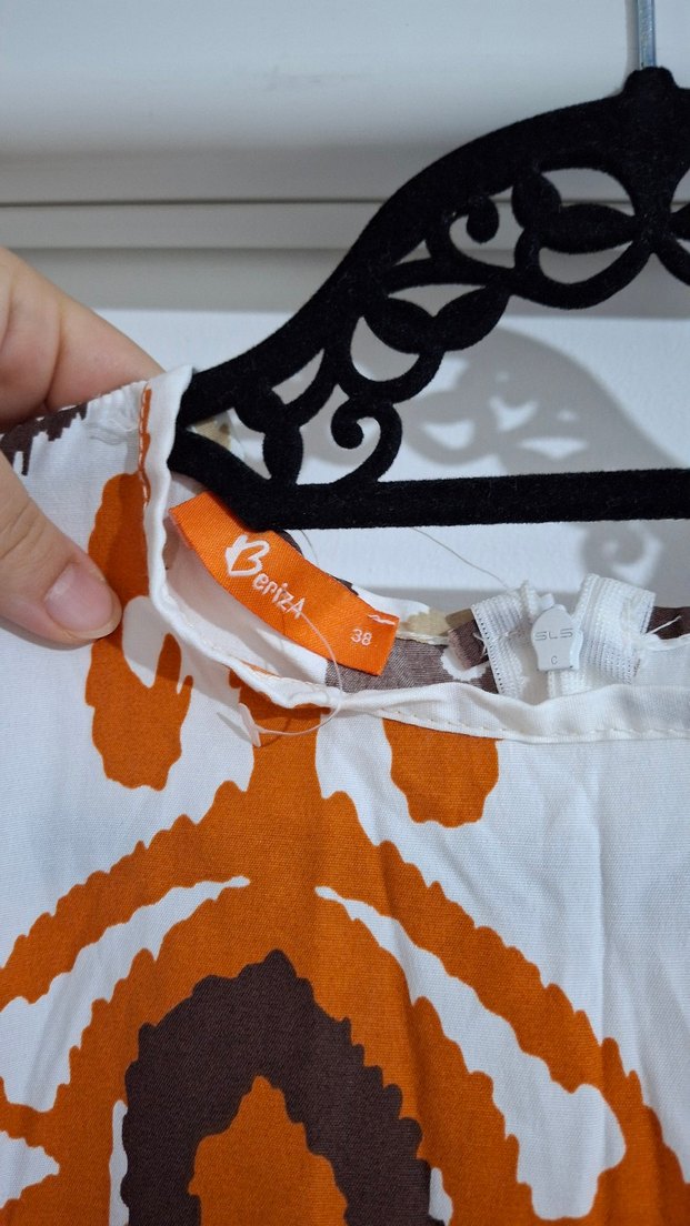 Bohem Çok Renkli Uzun Elbise - Görsel 3