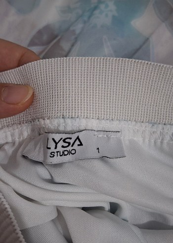 Bohem Gri-Mavi Piliseli Uzun Etek - Görsel 3