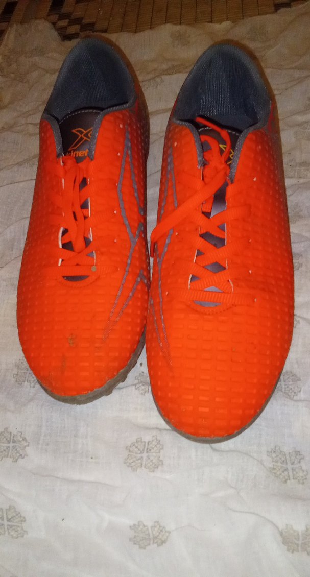 turuncu kinetix Erkek Futbol Ayakkabısı Velcro Detaylı - Görsel 2