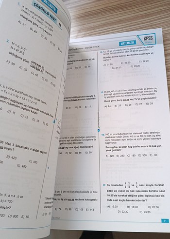 KPSS 2026 Matematik Soru Bankası Modüler Set - Görsel 2