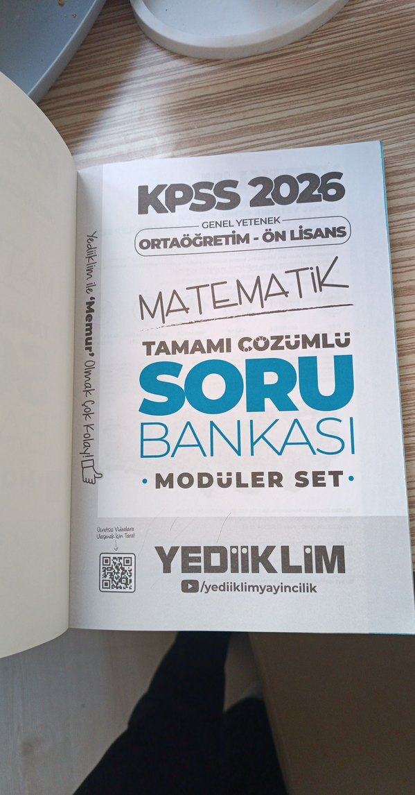 KPSS 2026 Matematik Soru Bankası Modüler Set - Görsel 3