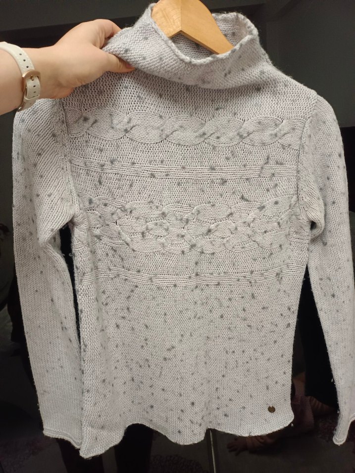 Gri Desenli kazak - Görsel 3