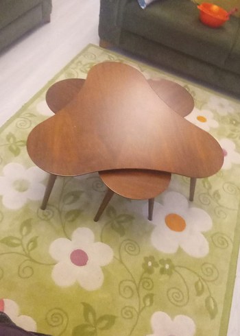 Kahverengi orta sehpa - Görsel 2