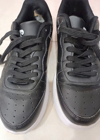 Pierre Cardin Siyah Günlük Topuklu Sneakers - Görsel 4