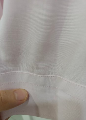 Düğmeli Pembe Erkek Gömlek - Görsel 4