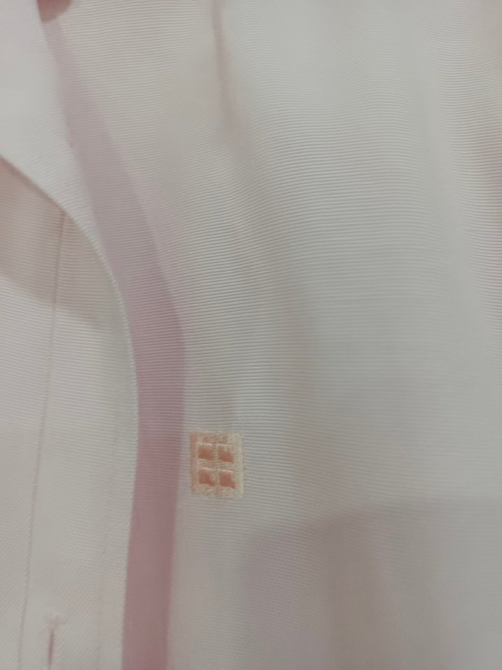 Düğmeli Pembe Erkek Gömlek - Görsel 5