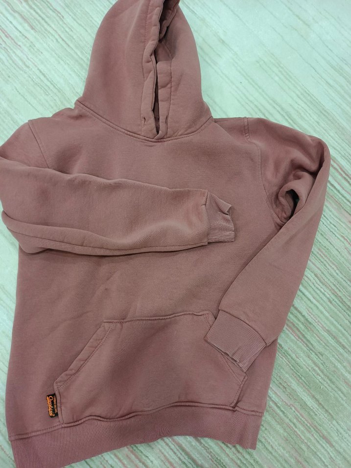 Erkek Camel Rengi Casual XL Kombine Sweatshirt - Görsel 5