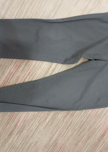 Gri Düğmeli Erkek Denim Pantolon - Görsel 2