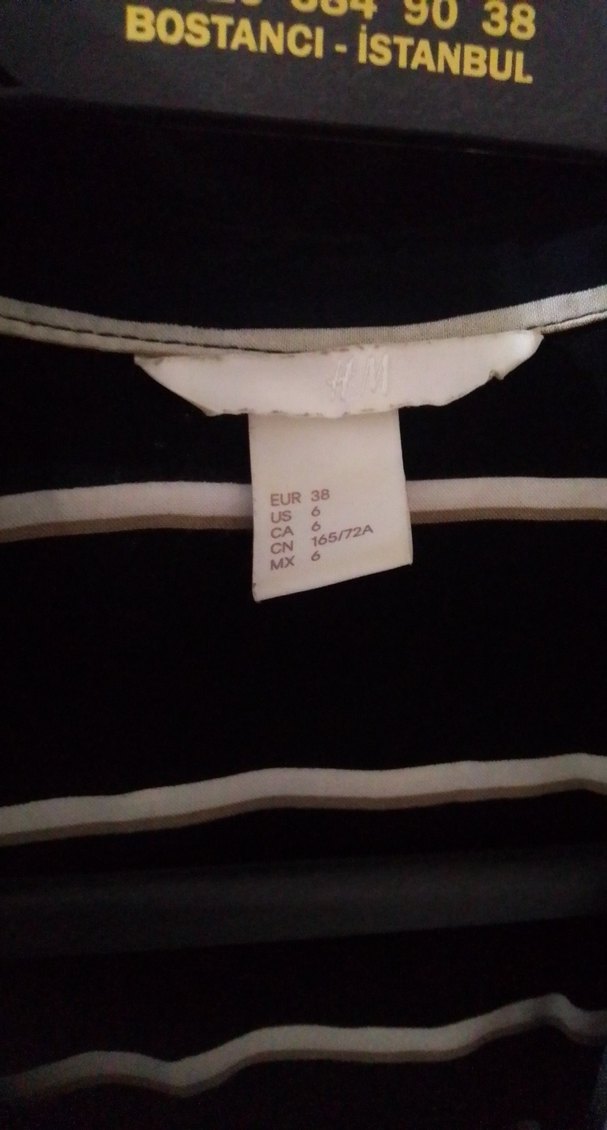 Kadın Siyah Beyaz Çizgili Tulum - Görsel 4