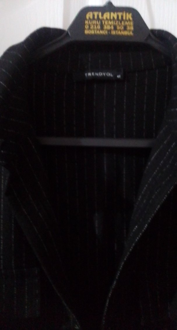 Kadın Siyah Uzun Keten Tulum - Görsel 4