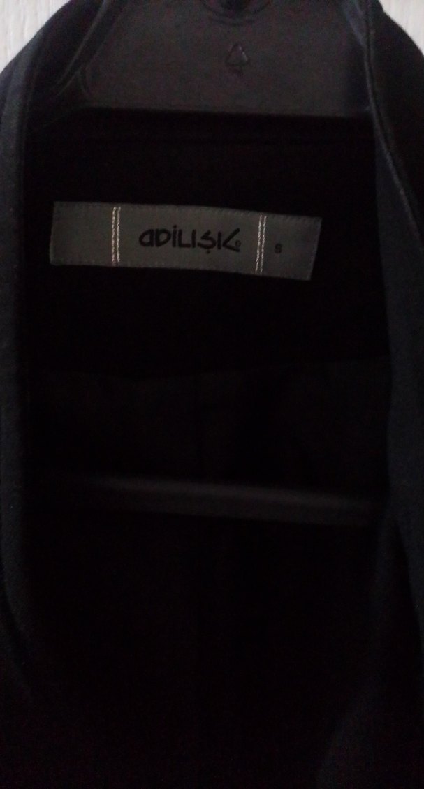 Düğmeli Siyah Süet Kadın Blazer - Görsel 3