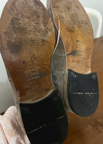 Kip marka Gri Süet Bağcıklı Erkek Klasik Ayakkabı - Görsel 4