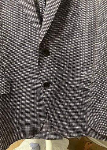 Gri Ekose Erkek Takım Elbise Ceket - Görsel 5