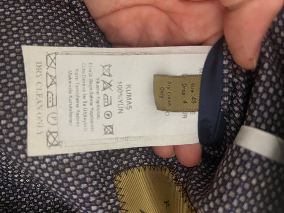 Gri Ekose Erkek Takım Elbise Ceket - Görsel 3