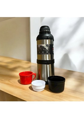 TRAVEL 4 LİTRE AİLE TERMOS (GRİ) - Görsel 2