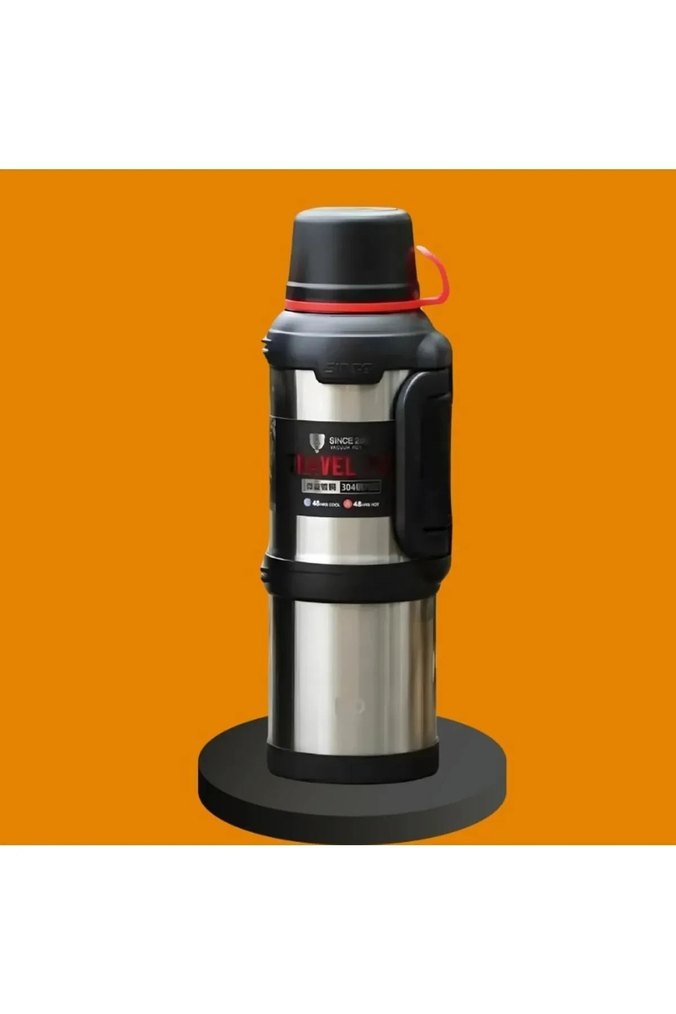 TRAVEL 4 LİTRE AİLE TERMOS (GRİ) - Görsel 3