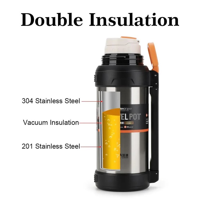 TRAVEL POT TERMOS 2.5 LİTRE - Görsel 2