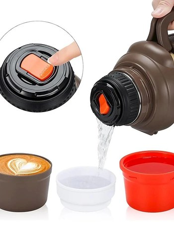 TRAVEL 4 LİTRE AİLE TERMOSU (GOLD) - Görsel 4