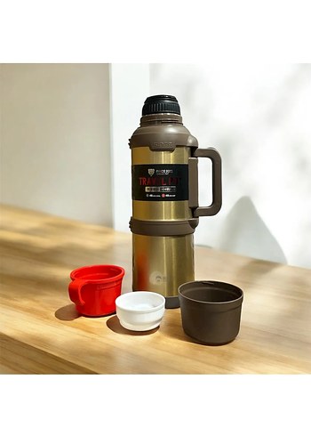 TRAVEL 4 LİTRE AİLE TERMOSU (GOLD) - Görsel 2