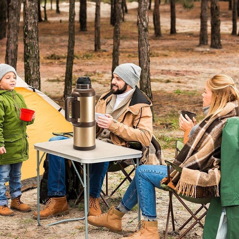 TRAVEL 4 LİTRE AİLE TERMOSU (GOLD) - Görsel 3