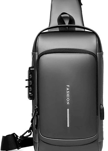 FASHION ÇOK FOKSİYONLU SU GEÇİRMEZ USB ŞARJLI ÇANTA - Görsel 5