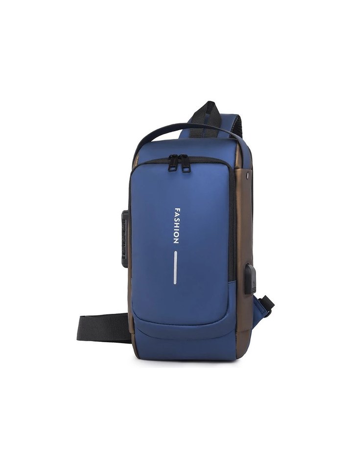 FASHION ÇOK FOKSİYONLU SU GEÇİRMEZ USB ŞARJLI ÇANTA - Görsel 2