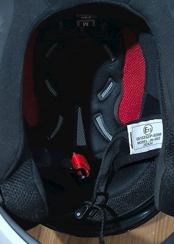 Beyaz Şeffaf Vizörlü Motosiklet Kaskı - Görsel 4