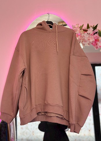 Kadın Kahverengi Rahat Sweatshirt - Görsel 2