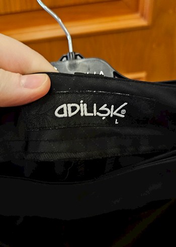 Kadın siyah saten Kumaş Pantolon - Görsel 3