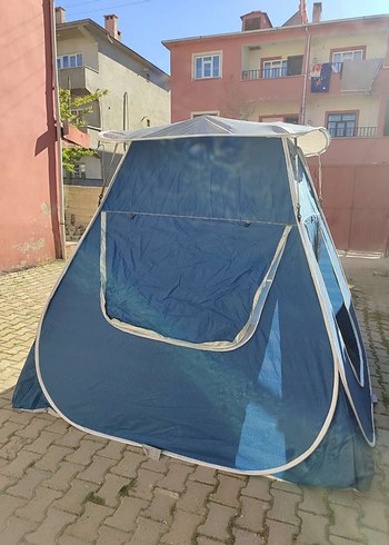 mavi renkli 16 kişilik çadır - Görsel 2