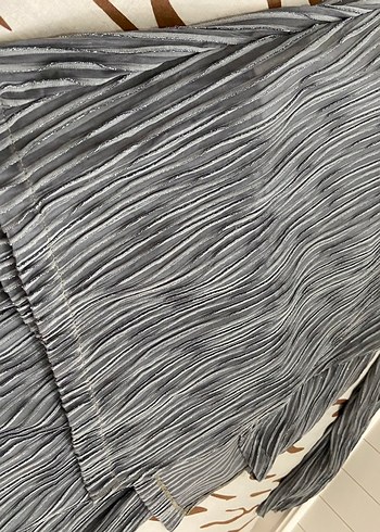 Gri pullu etle gömlek takım - Görsel 4