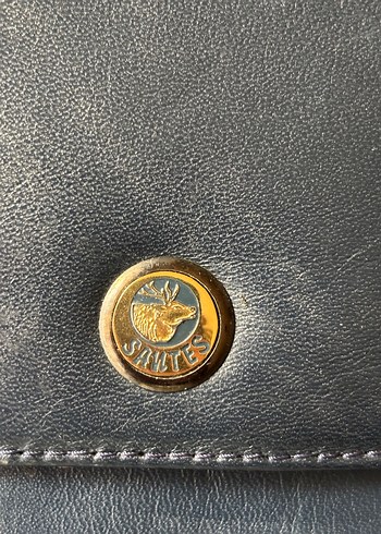 Klasik Lacivert Deri Kadın Çanta - Görsel 3