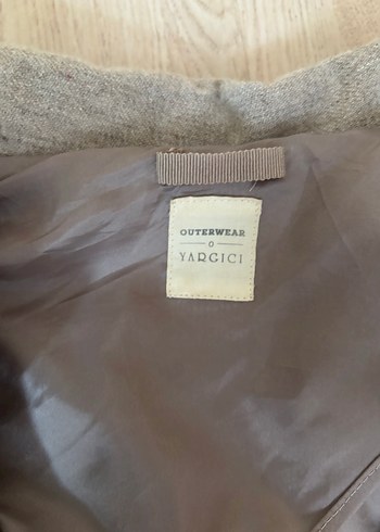 Bej Kemerli Midi Kadın Kaban - Görsel 5