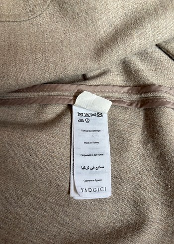 Bej Kemerli Midi Kadın Kaban - Görsel 6