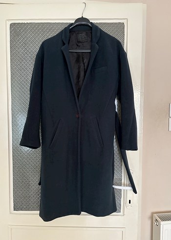 Petrol Yeşili Tek Düğmeli Kaban - Görsel 2