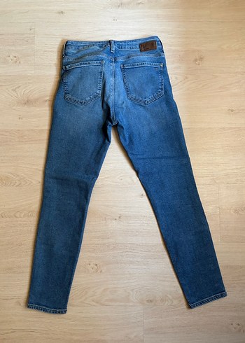 Kadın Mavi Denim Normal Paça Kot Pantolon - Görsel 2