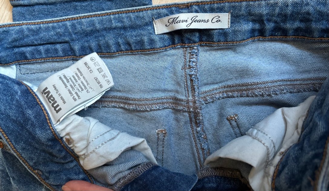 Kadın Mavi Denim Normal Paça Kot Pantolon - Görsel 4