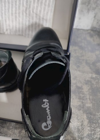 Bambi 41 Siyah Erkek Deri bot ayakkabı - Görsel 4