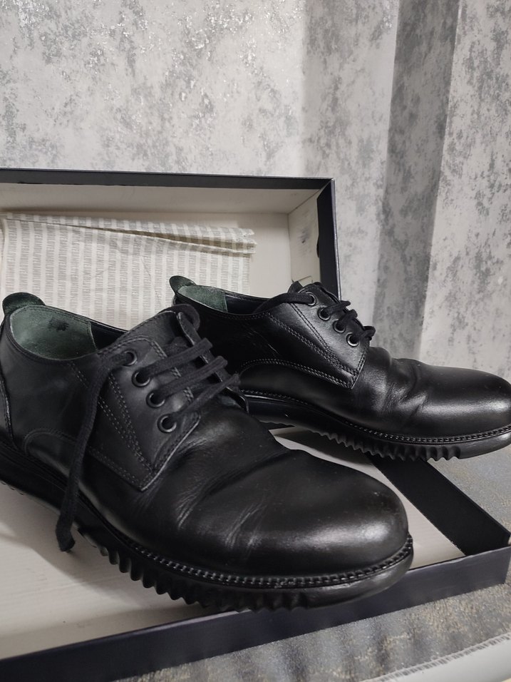 Bambi 41 Siyah Erkek Deri bot ayakkabı - Görsel 3