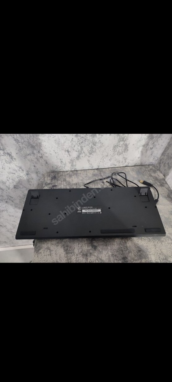 MSI VİGOR GK20 oyuncu mekanik Işıklı Kablolu Klavye - Görsel 4