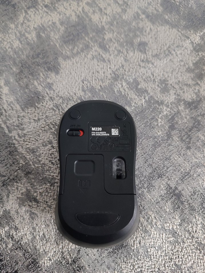 Logitech m220 sessiz Siyah Kablosuz Mouse - Görsel 2